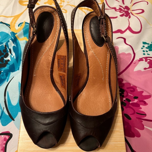 Fossil Peep Toes - Picture 2 of 14